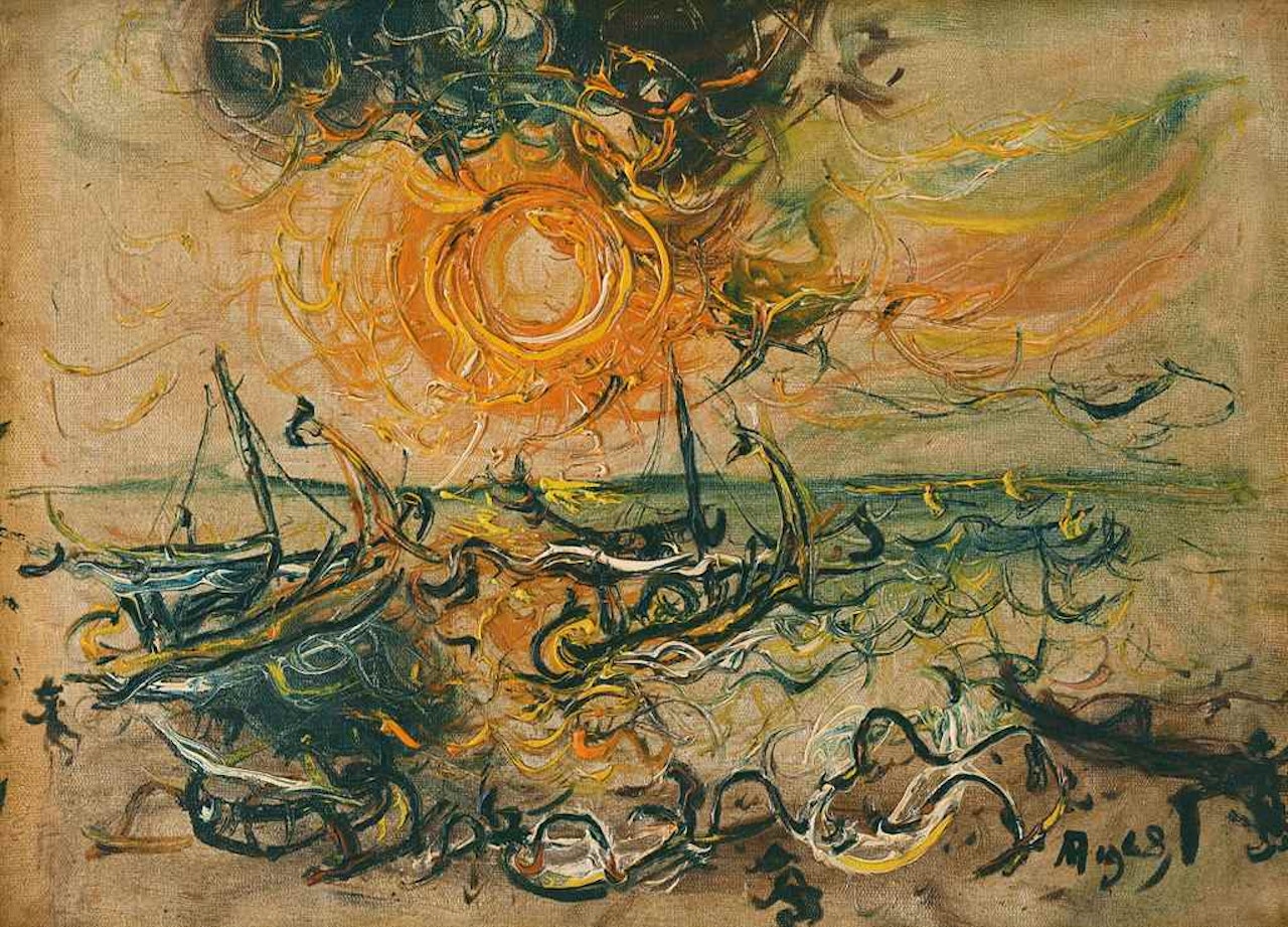 KUSAMBA BOATS by Affandi