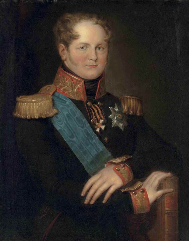 Portrait of Alexander I (1777-1825) by Russian School