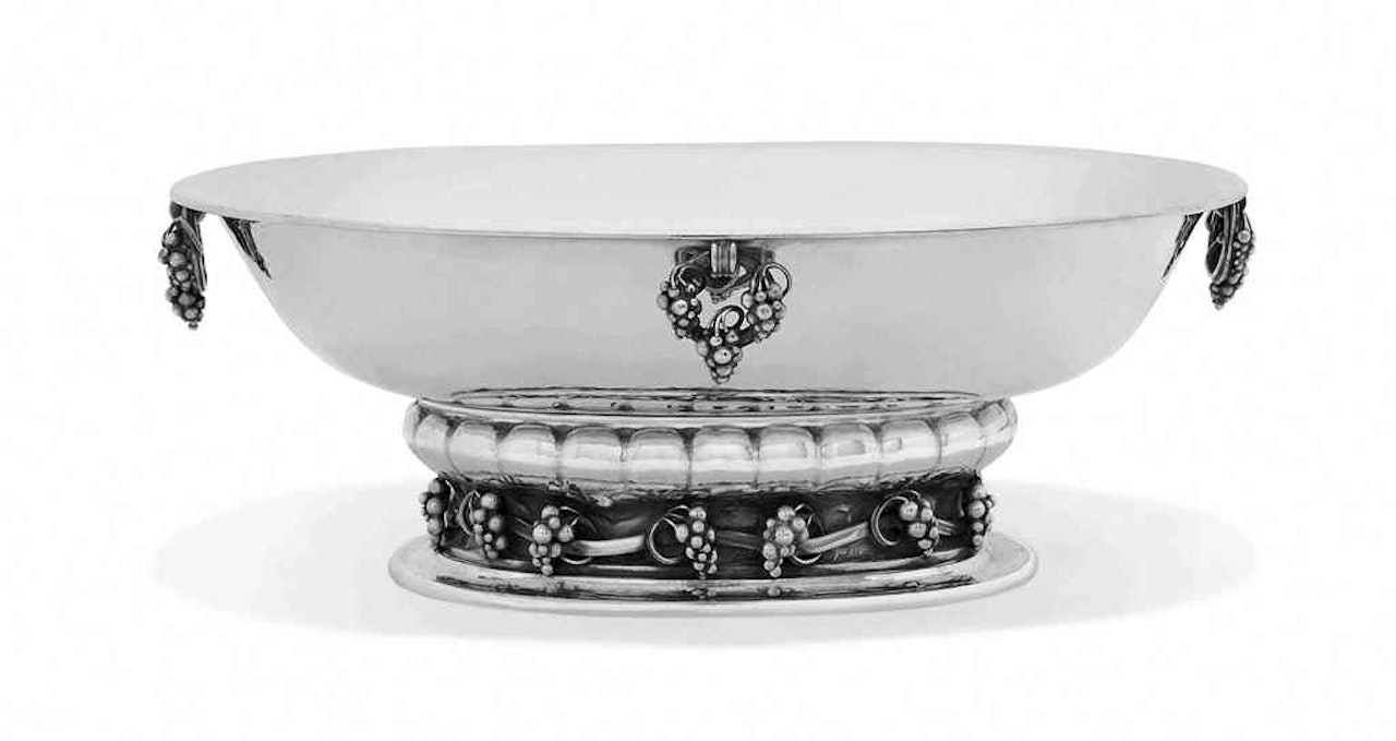 A DANISH CENTREPIECE-BOWL by Anonymous