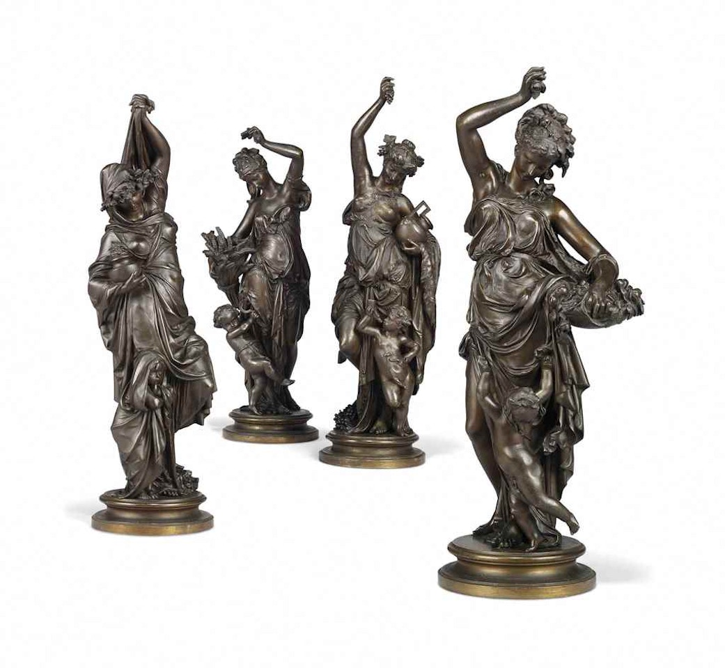 Le Quatre Saisons (The Four Seasons) by Albert-Ernest Carrier-Belleuse