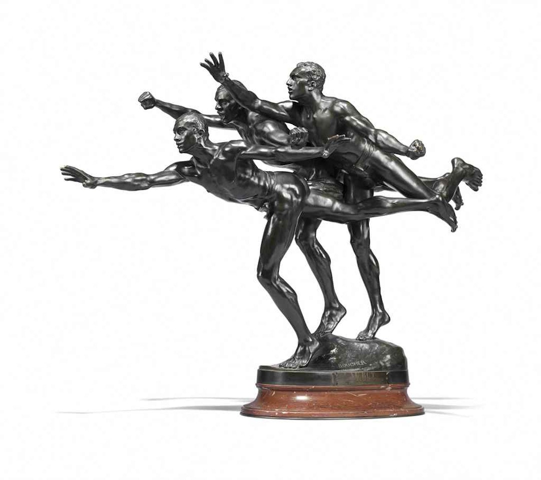 Au but ou Les Coureurs (To the finish or The Runners) by Alfred Boucher