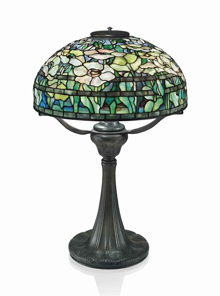 AN 'ORIENTAL POPPY' TABLE LAMP by Tiffany Studios