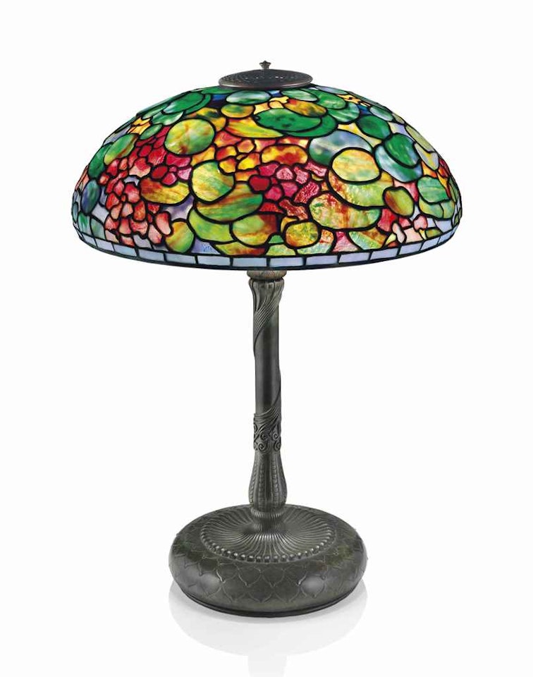A 'NASTURTIUM' TABLE LAMP by Tiffany Studios