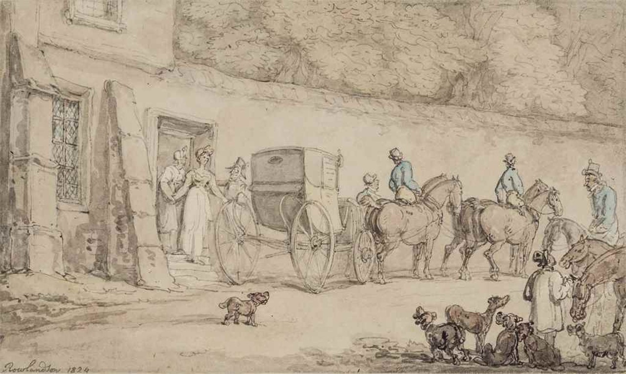 The Wedding Day by Thomas Rowlandson