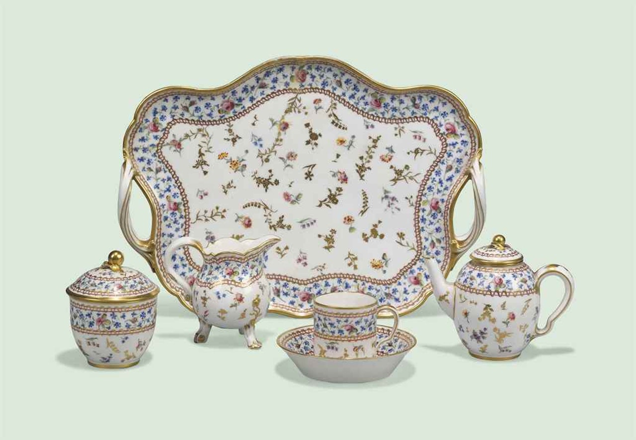 A SEVRES PART TEA-SERVICE (CABARET) by Anonymous