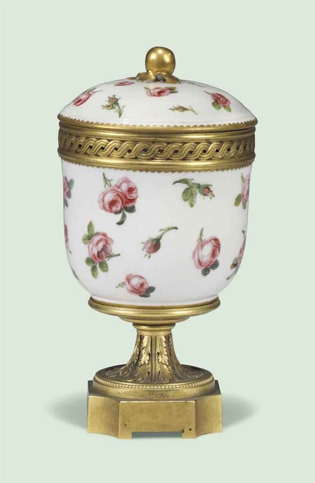 A SEVRES ORMOLU-MOUNTED VASE AND COVER by Anonymous