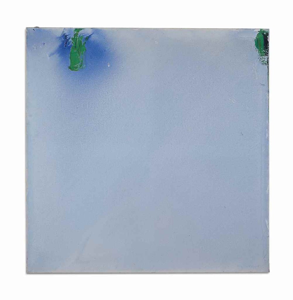 Bleu pale de Loire à la tâche verte by Olivier Debre