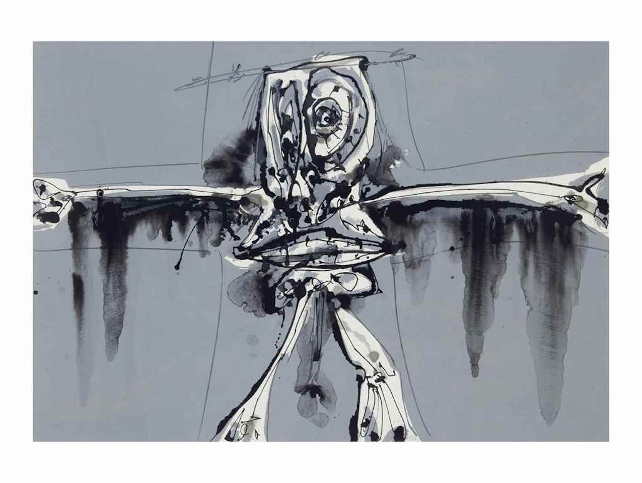 Crucifixion by Antonio Saura