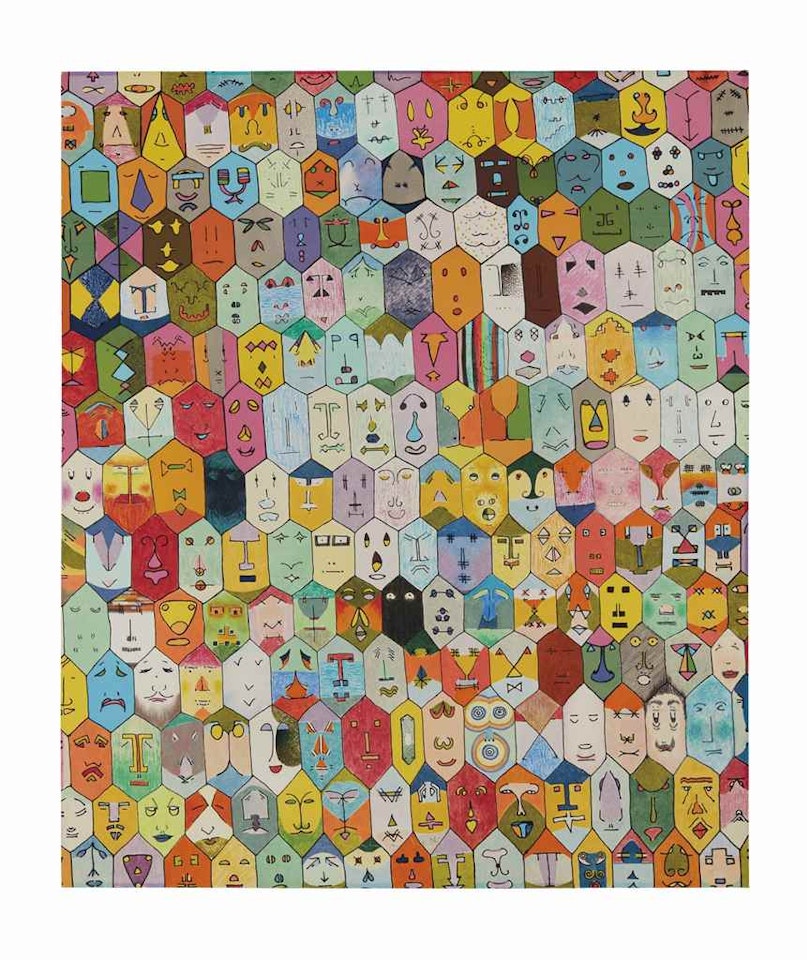 Faccine colorate by Alighiero Boetti
