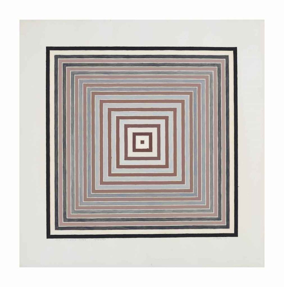 Study for Attica Poster - Remember by Frank Stella