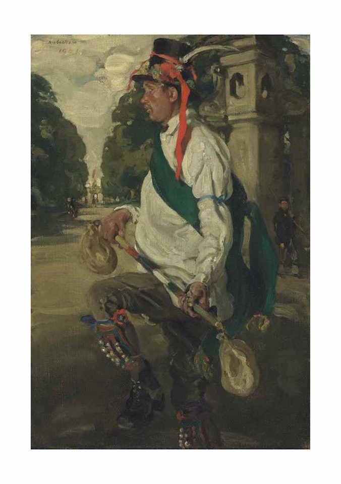 Edward Russell Dancing the Morris by William Nicholson