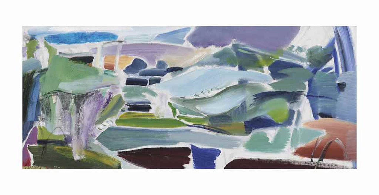 Sussex Canal Series No 2 by Ivon Hitchens