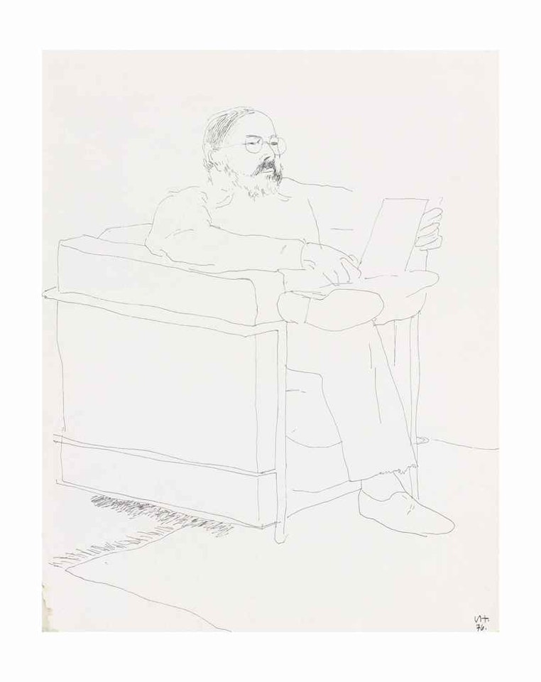 Portrait of Henry Geldzahler by David Hockney