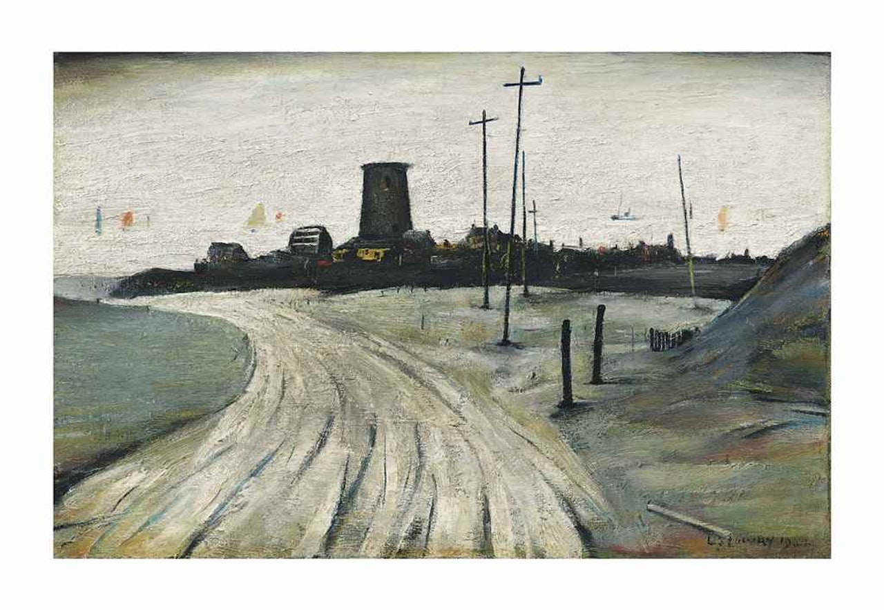 An Old Windmill, Amlwch by Laurence Stephen Lowry