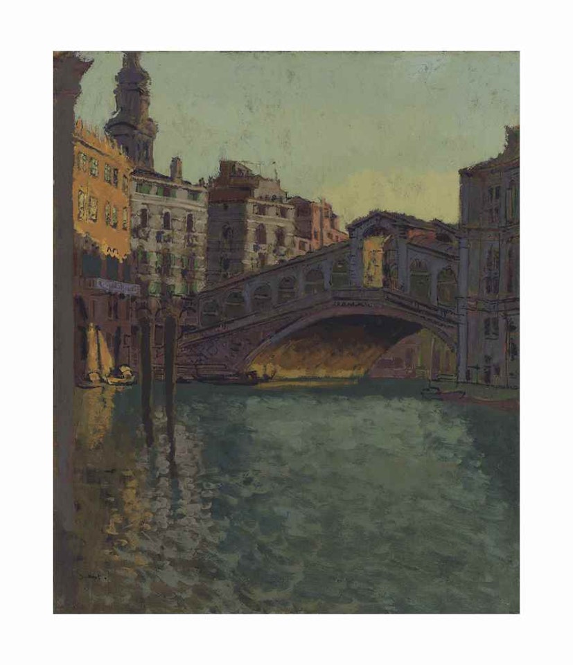 The Rialto Bridge, Venice by Walter Richard Sickert