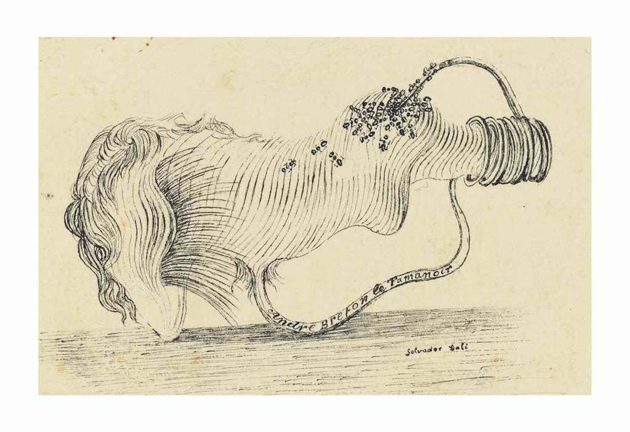André Breton le Tamanoir by Salvador Dali
