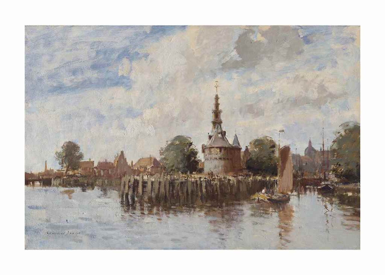 The watch tower at Hoorn, Holland by Edward Seago