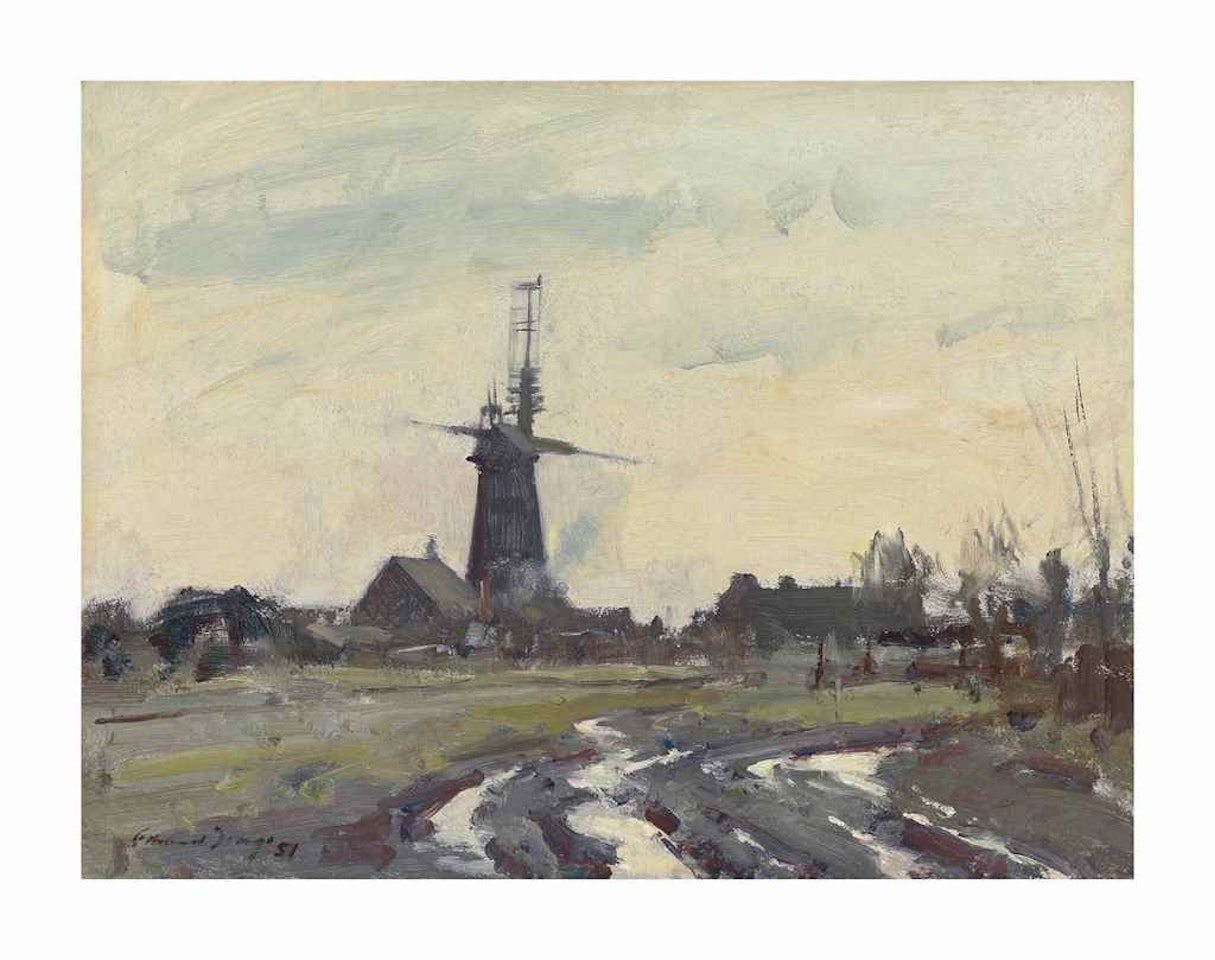 The derelict mill by Edward Seago