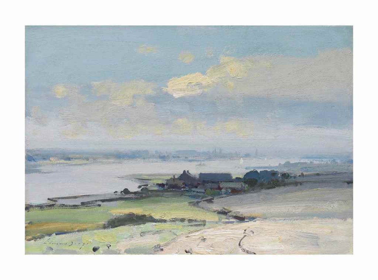 The Orwell near Felixstowe by Edward Seago
