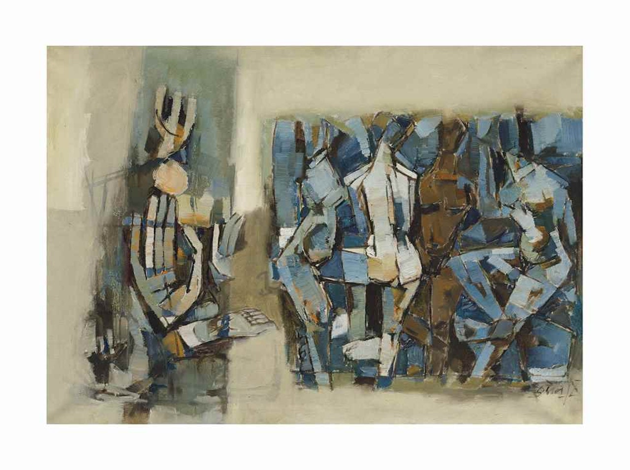 Untitled by M.F. Husain