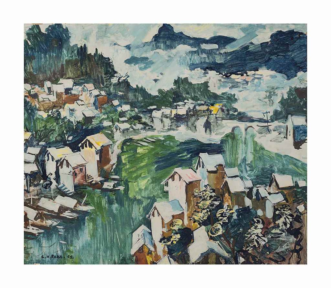 Untitled (Kashmir Landscape) by Sayed Haider Raza