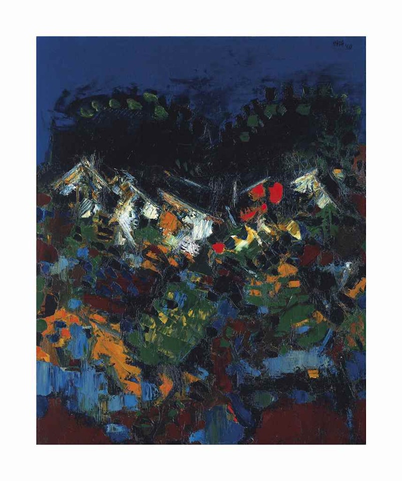 Ciel Blue by Sayed Haider Raza