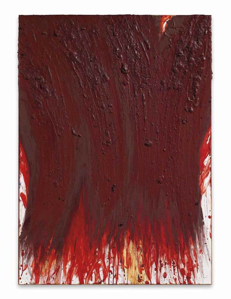 Roter Behang (Red Hanging) by Arnulf Rainer
