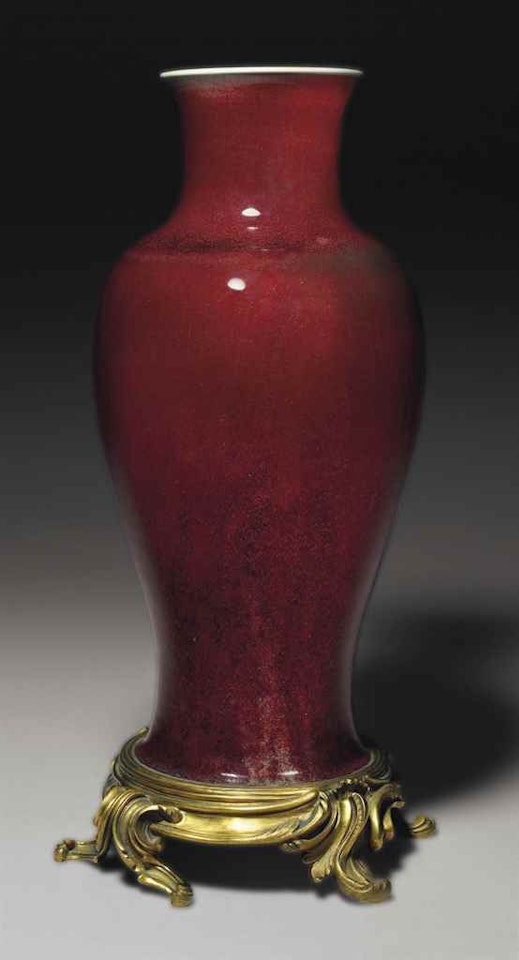 A LARGE LANGYAO VASE by Anonymous