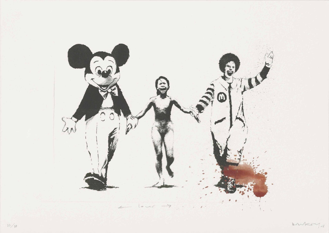 Napalm (Can't beat the Feeling), from: In the darkest hour there may be light by Banksy