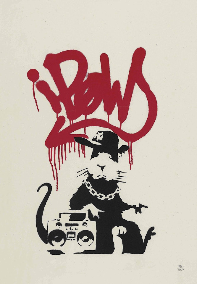 Gangsta Rat by Banksy
