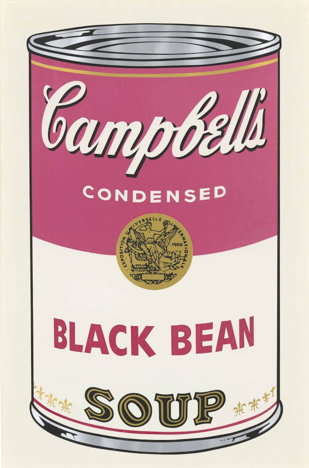 Black Bean, from: Campbell's Soup I by Andy Warhol