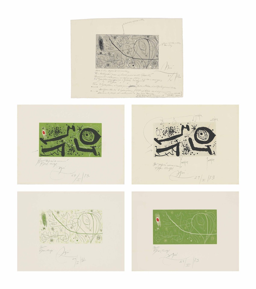 Picasso i els Reventos by Joan Miró