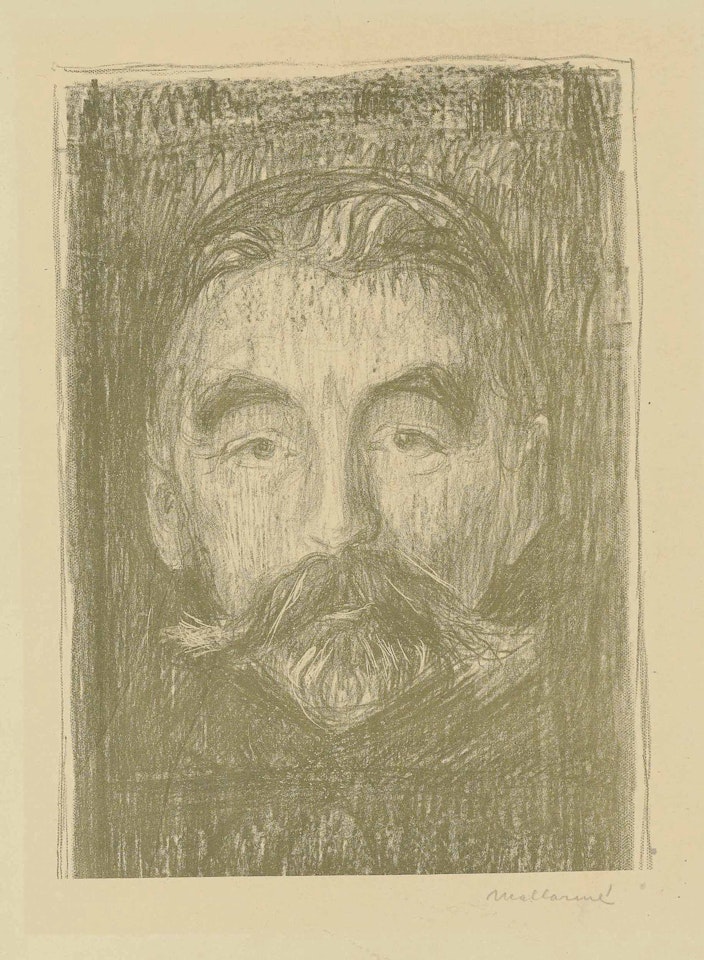 Stéphane Mallarmé by Edvard Munch