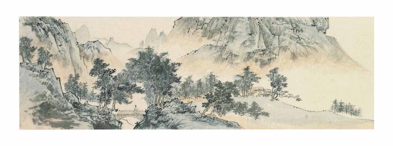 Landscape by Jiang Zhaoshen