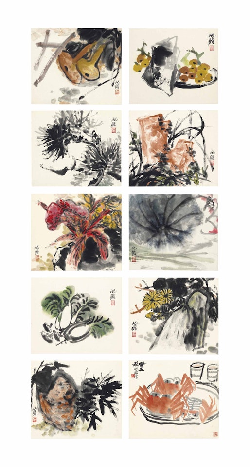 Various Natural Subjects by Zhu Qizhan