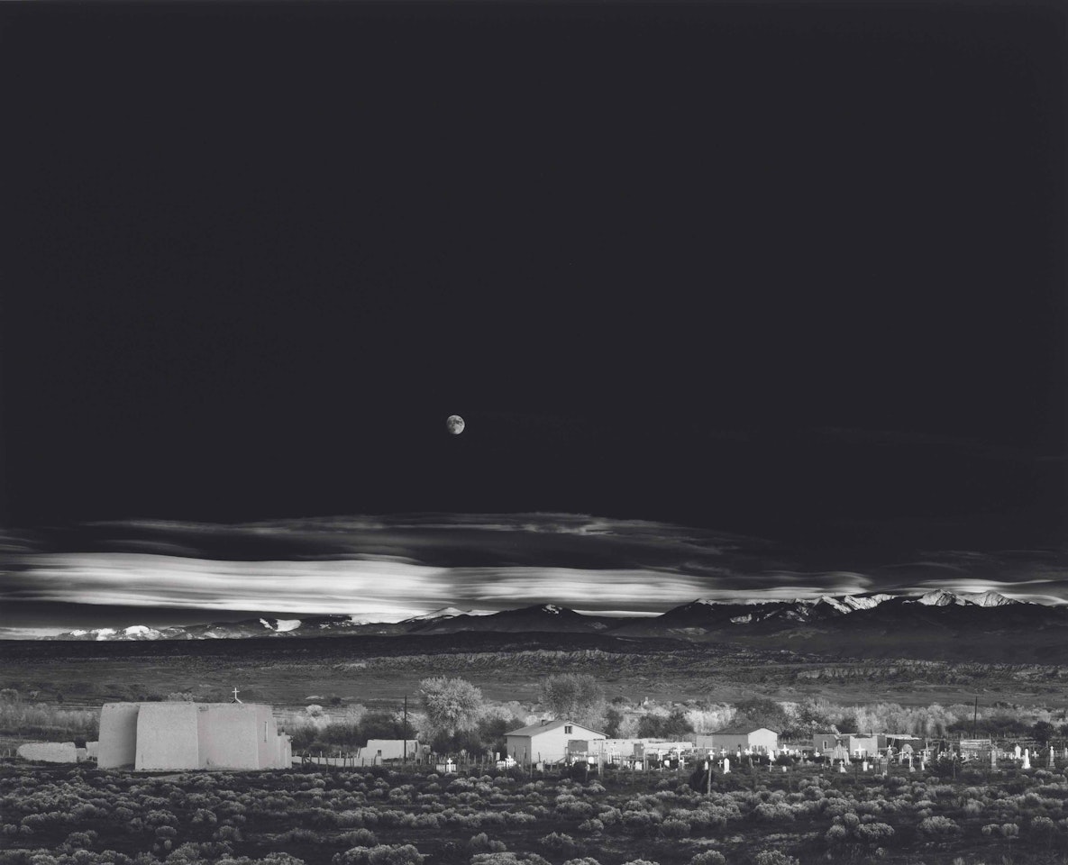 Moonrise, Hernandez, New Mexico by Ansel Adams