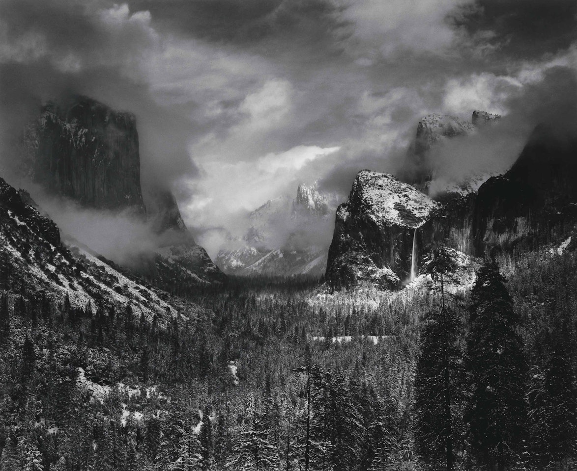 Clearing Winter Storm, Yosemite National Park, California by Ansel Adams