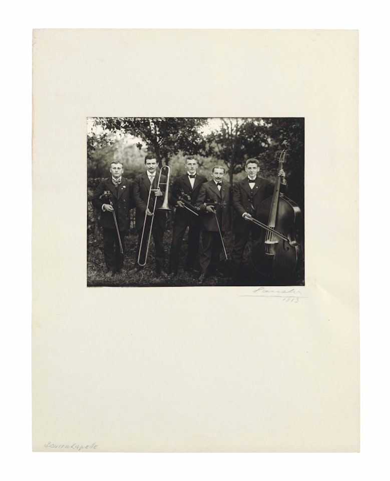 Bauernkapelle (Country Band) by August Sander