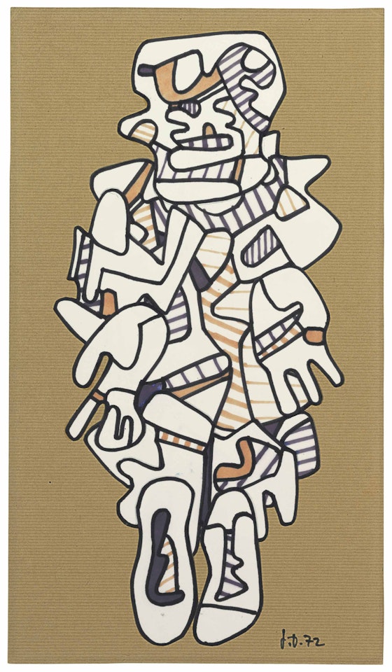 Personnage by Jean Dubuffet
