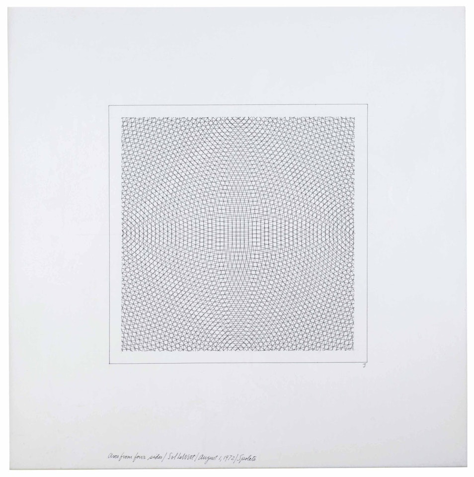 Arcs from Four Sides by Sol LeWitt