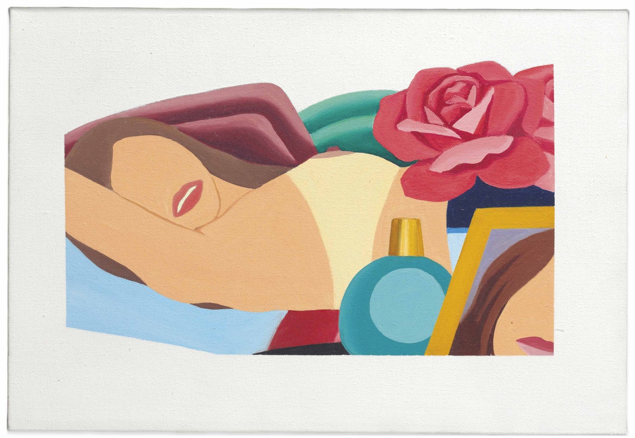 Study for Nude Lithograph by Tom Wesselmann