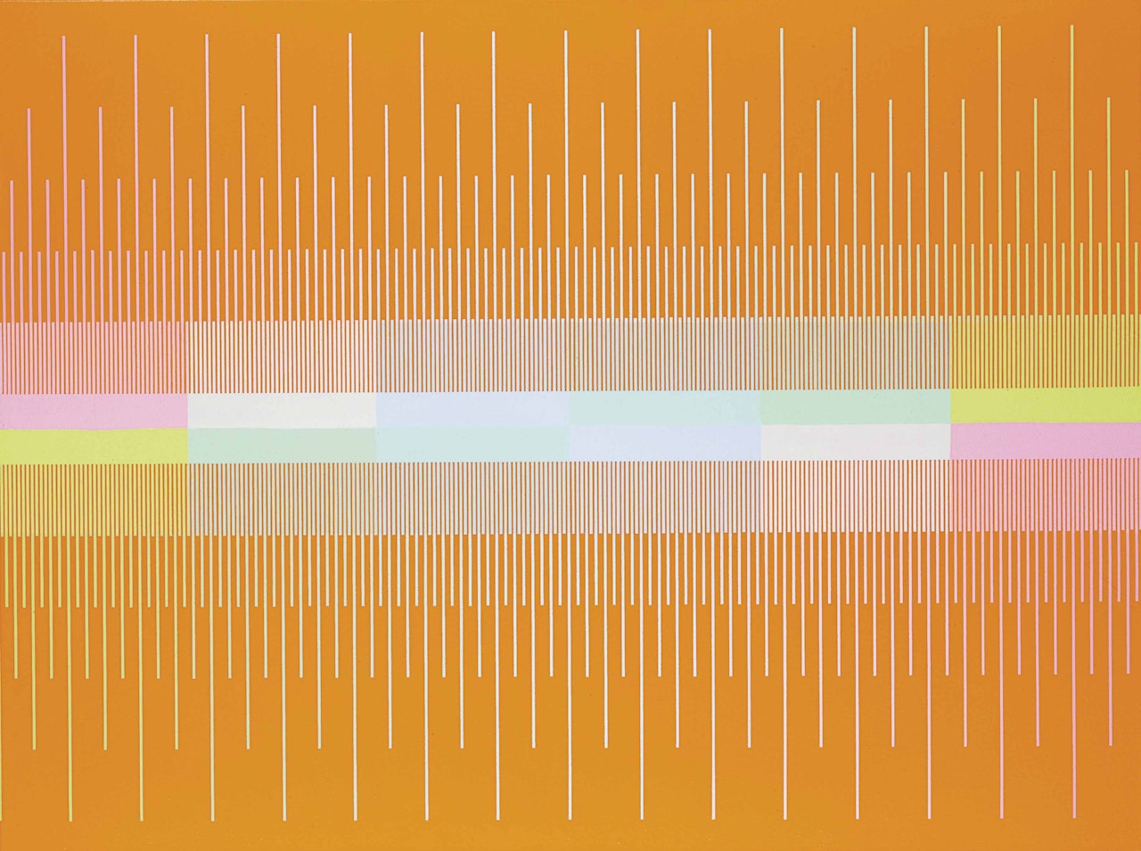 Bisected Orange by Richard Anuszkiewicz
