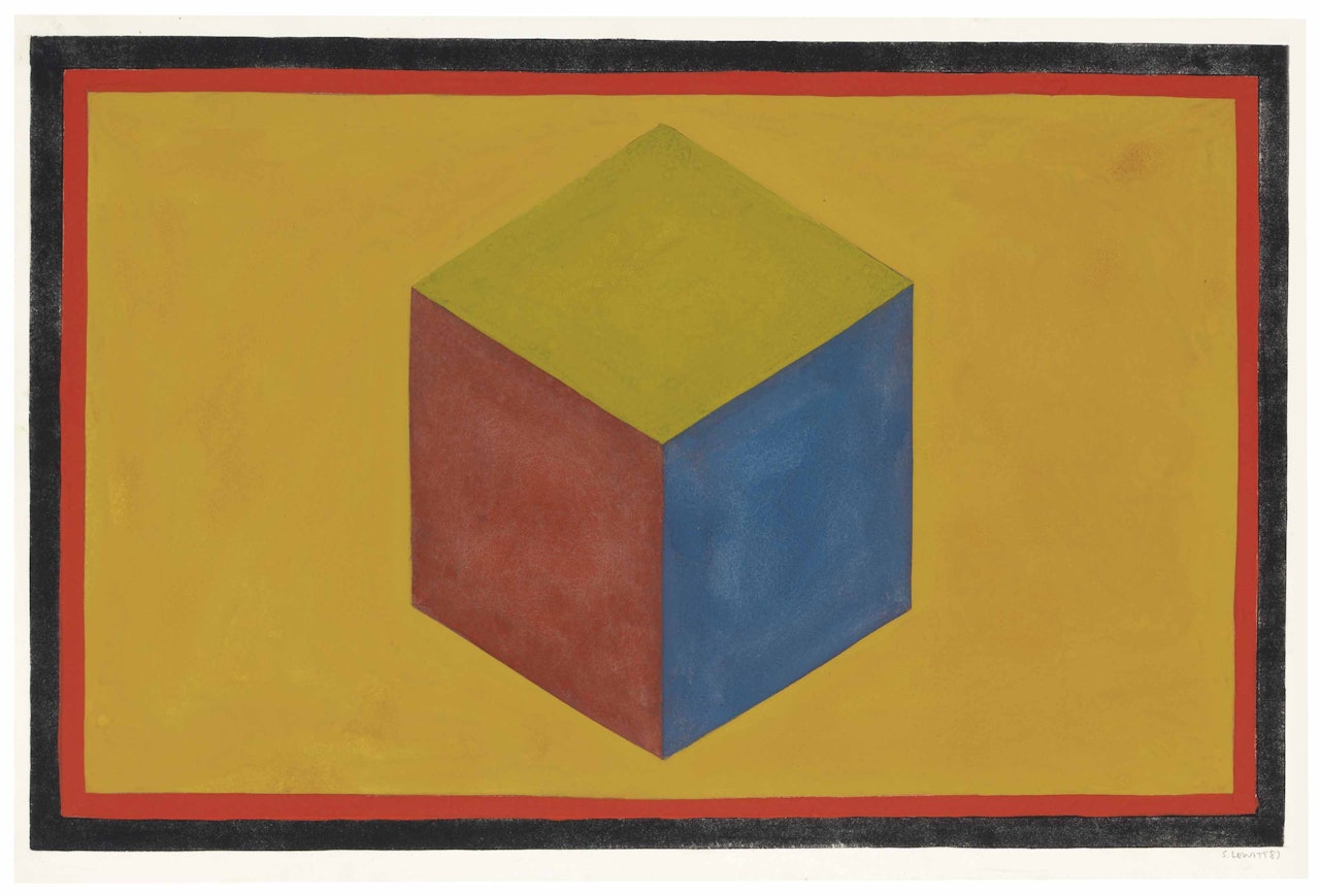 Form Derived from a Cube by Sol LeWitt