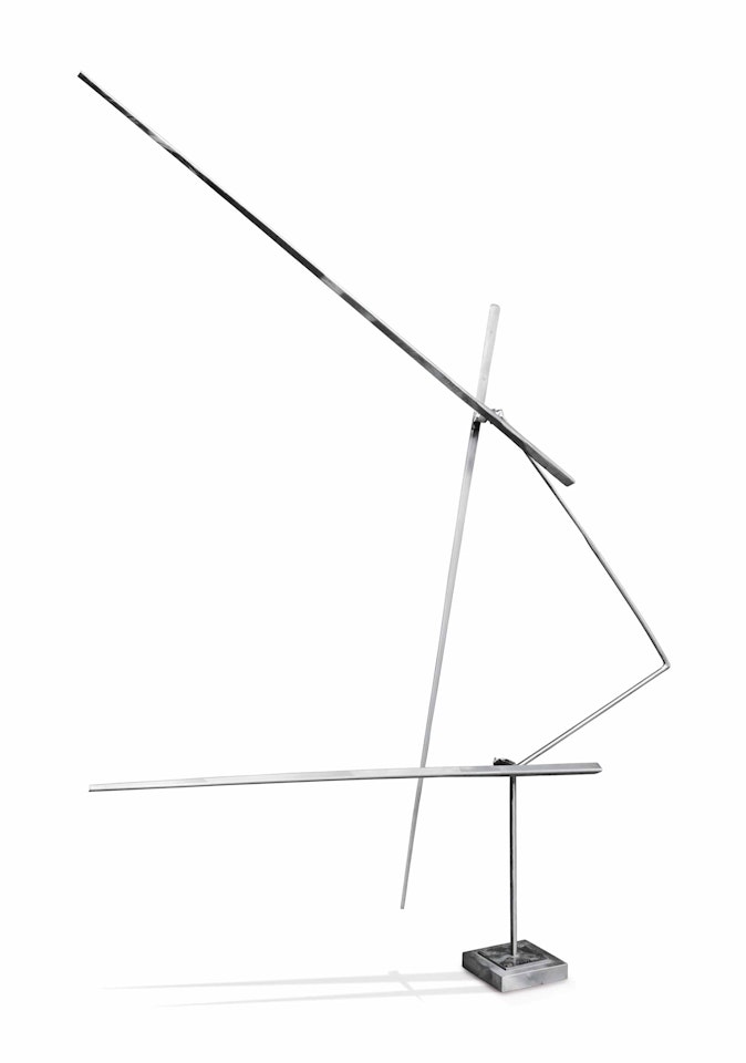 Divided Quadrilateral IX by George Rickey