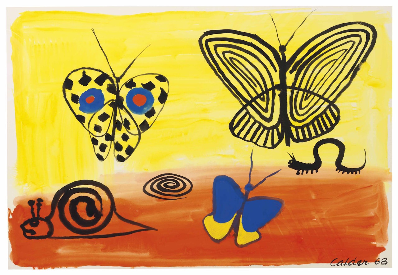 Blue-Eyed Butterfly by Alexander Calder