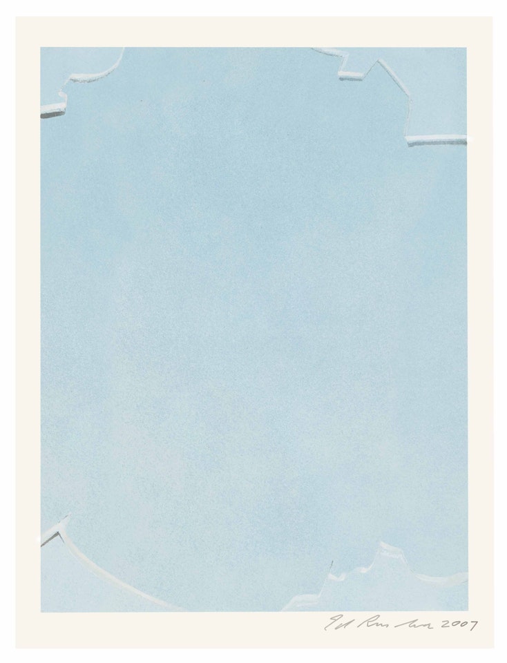 Punched Glass by Ed Ruscha
