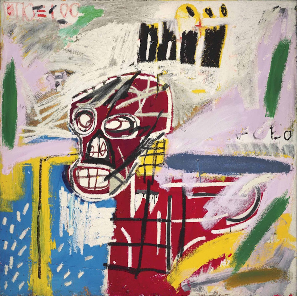 Red Skull by Jean-Michel Basquiat