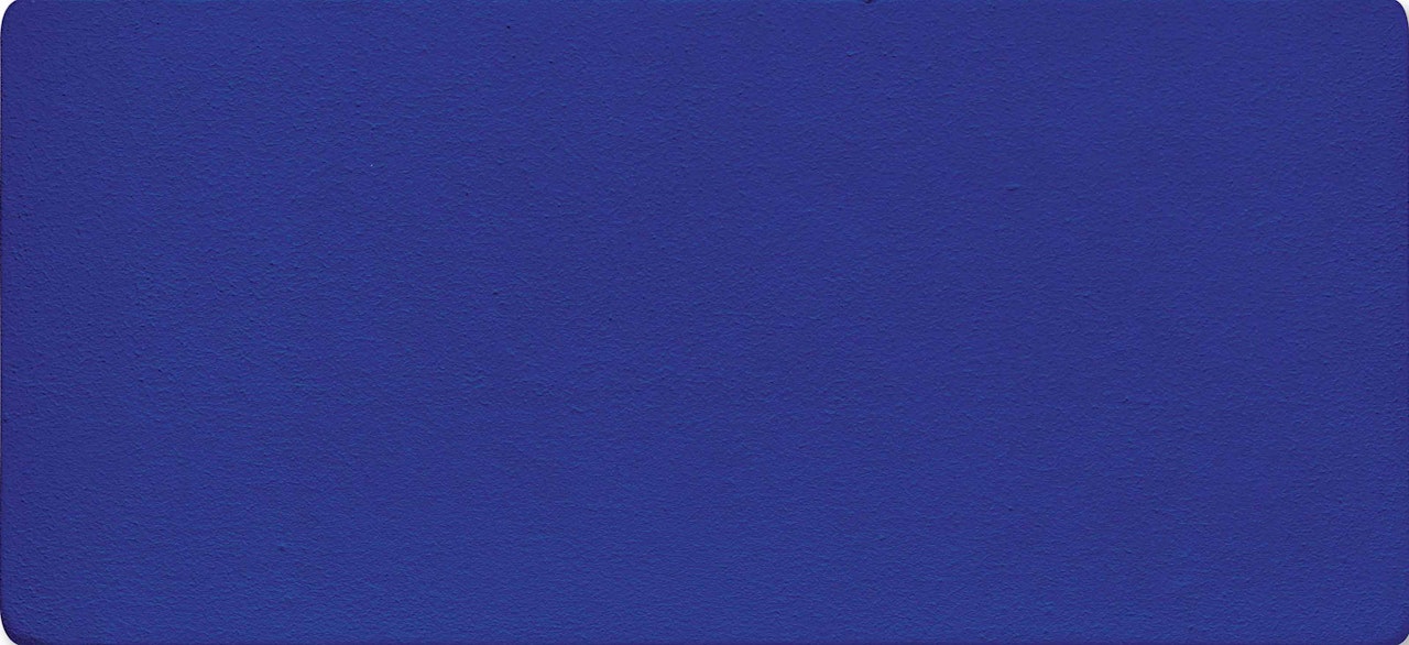 Untitled Blue Monochrome (IKB 107) by Yves Klein