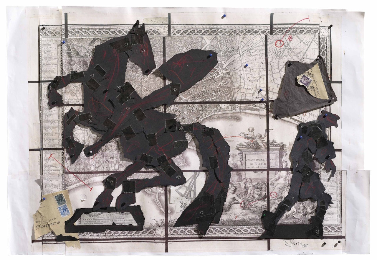 Pianta della Città di Napoli (Plant of the City of Naples) by William Kentridge