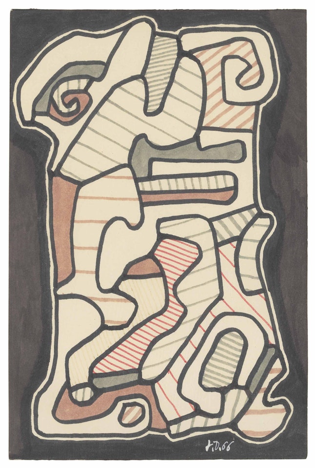 La Stèle (The Stele) by Jean Dubuffet